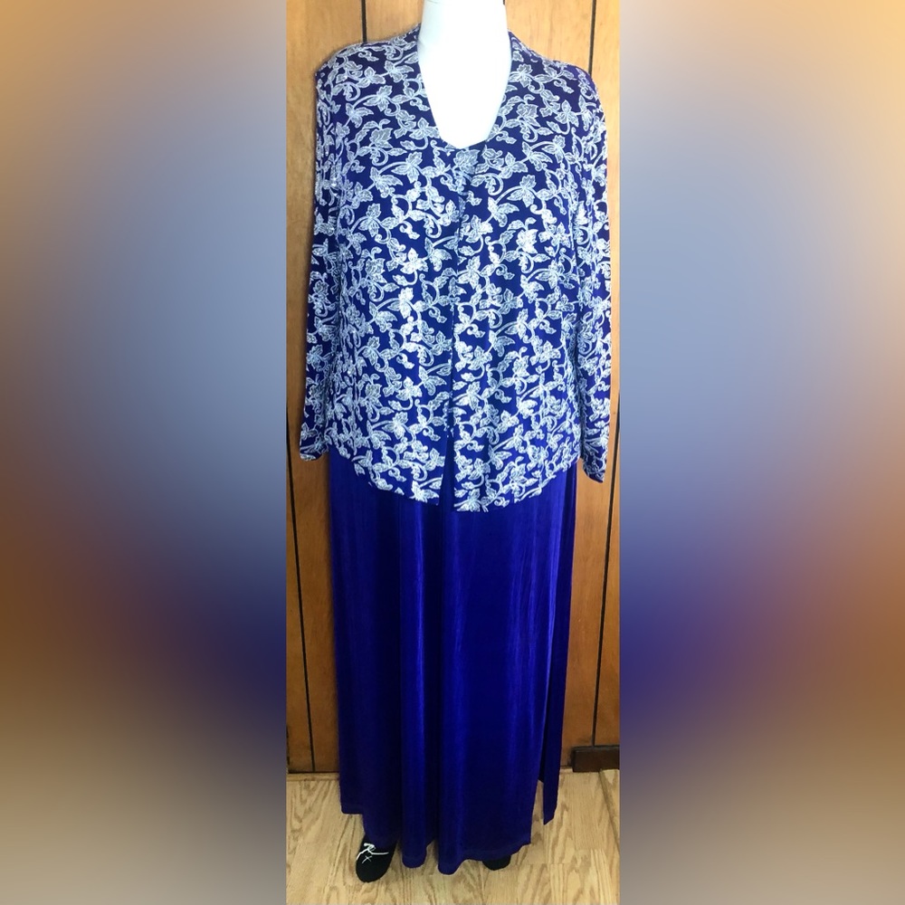 Ronni Nicole sparkly purple evening dress size 26W